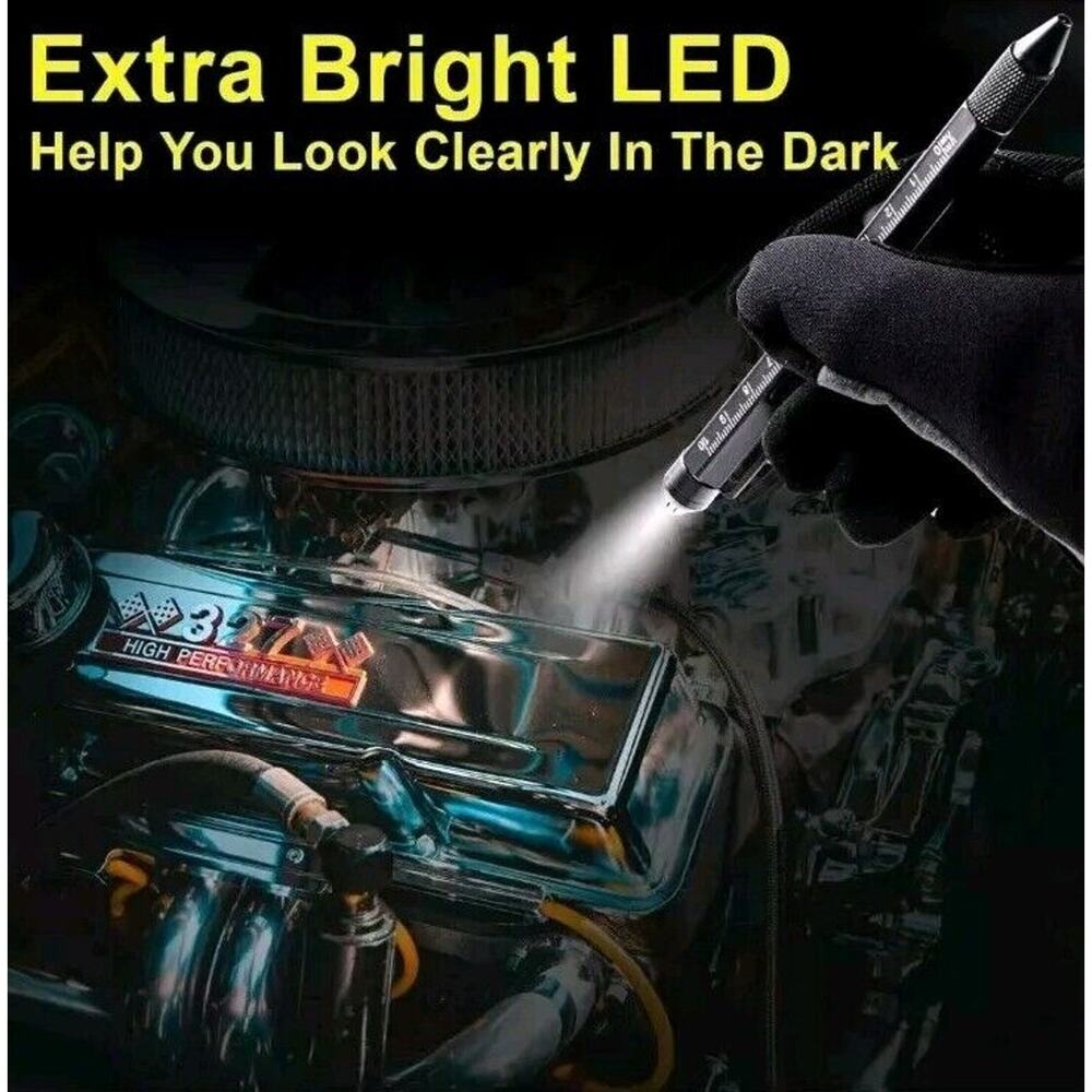 11‎ in 1 Multitool Pen with LED, screwdriver, Stylus, Level. Great Gift Idea. - Picture 6 of 7